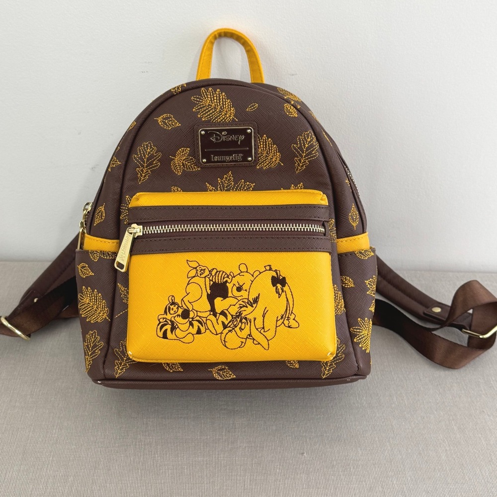 Loungefly Disney Winnie The Pooh Autumn Mini Backpack